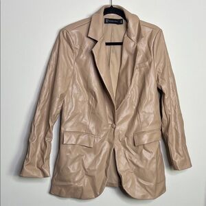 New York & Company Beige Blazer